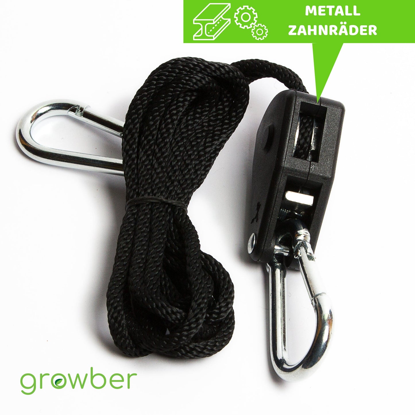 2x Seilratsche, massiv - Growber