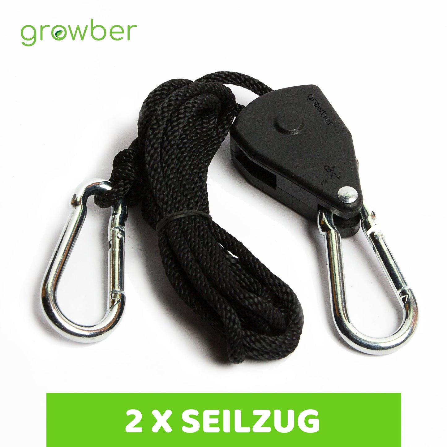2x Seilratsche, massiv - Growber