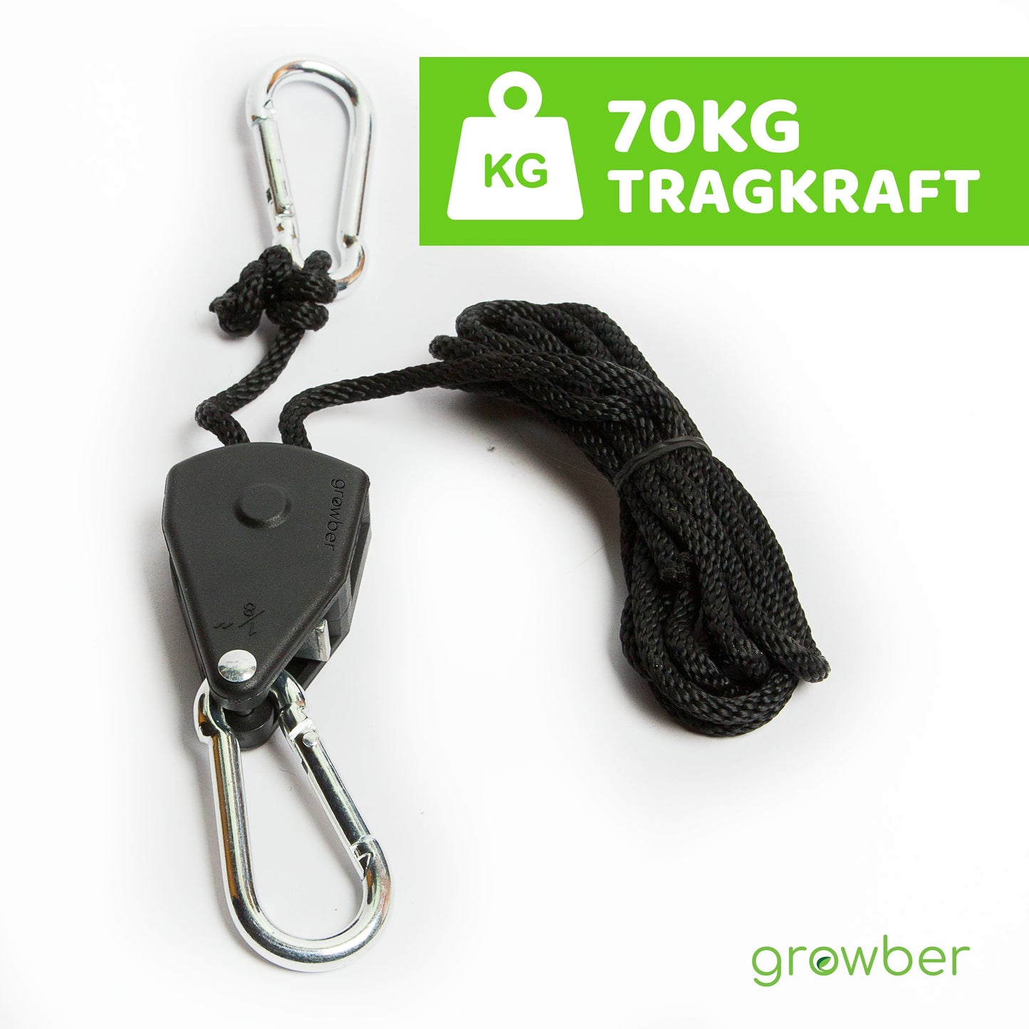 2x Seilratsche, massiv - Growber