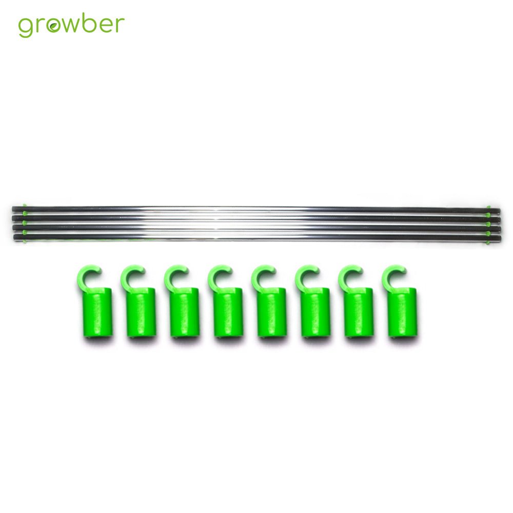 Fixture-Poles Zeltstangen-Set <br> 120 × 120 cm - Growber