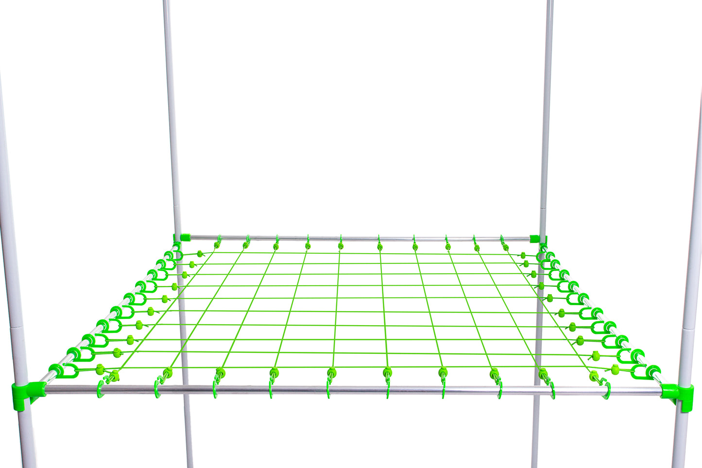Scrog Netz | 150x150 cm | 10x10 Raster | Ø16/22 mm | Growber Betternet Single Layer | Grownetz & Pflanzenstütznetz für Growbox & Growzelt