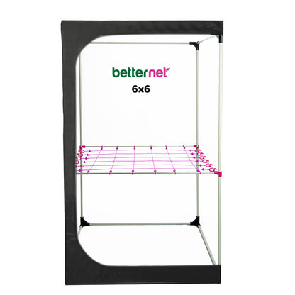 growber Betternet 6×6 Scrog Netz Pink für Growboxen bis 120×120 cm