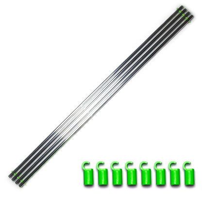 Fixture Poles | Space-Booster | 150x150 cm | Ø16/22 mm | Growber | Stangen gegen Unterdruck & Zeltwand-Einziehen für Growzelt & Growbox