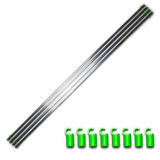 Fixture Poles | Space-Booster | 150x150 cm | Ø16/22 mm | Growber | Stangen gegen Unterdruck & Zeltwand-Einziehen für Growzelt & Growbox
