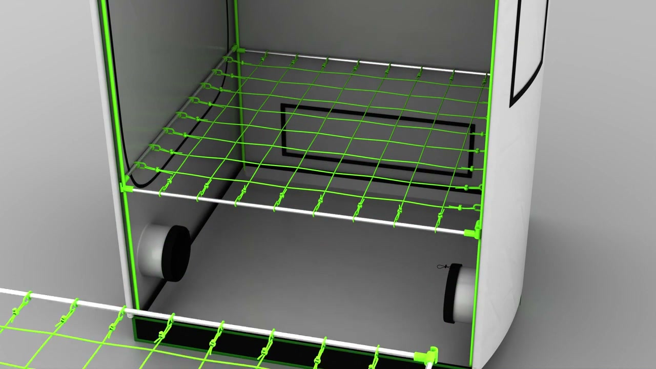 Scrog Netz | 120x120 cm | 8x8 Raster | Ø16/22 mm | Growber Betternet Single Layer | Grownetz & Pflanzenstütznetz für Growbox & Growzelt